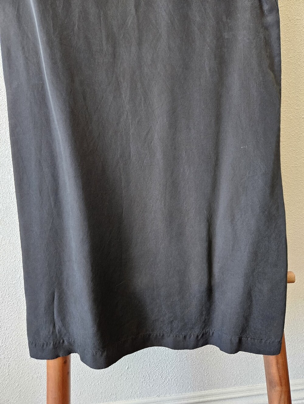 J. Crew Cupro T-shirt Black dress - Picture 7 of 14